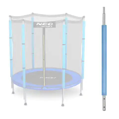 ⁨Słupek dolny do trampoliny z siatką zewnętrzną 4,5 ft niebieski Neo-Sport⁩ w sklepie Wasserman.eu