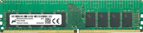 ⁨Micron RDIMM DDR4 32GB 2Rx8 3200MHz PC4-25600 MTA18ASF4G72PDZ-3G2R⁩ at Wasserman.eu