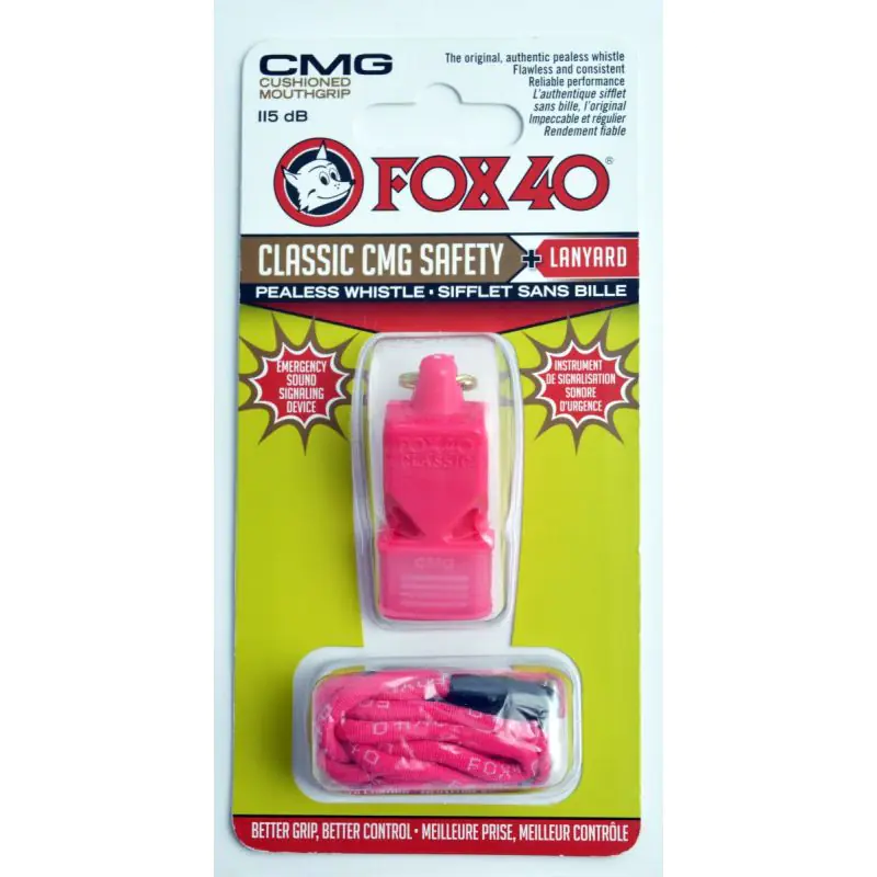 ⁨Gwizdek FOX CMG Classic Safety + sznurek 9603 (kolor Różowy, rozmiar N/A)⁩ w sklepie Wasserman.eu