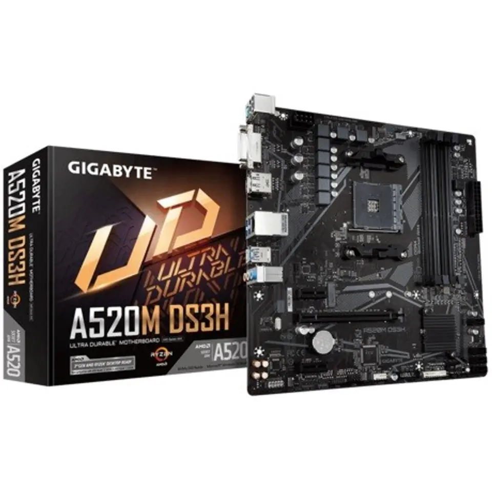 A520M DS3H AM4 4DDR4 DP /HDMI/DVI M.2 mATX at Wasserman.eu