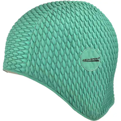 ⁨Czepek pływacki Aqua-Speed lateksowy Bombastic (kolor Zielony, rozmiar N/A)⁩ w sklepie Wasserman.eu