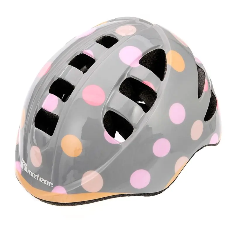 ⁨Kask rowerowy Meteor MA-2 Junior (kolor Szary/Srebrny, rozmiar S)⁩ w sklepie Wasserman.eu