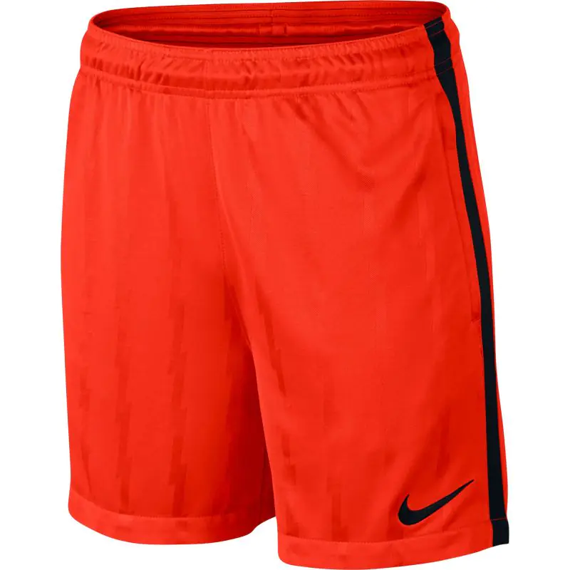 ⁨Spodenki piłkarskie Nike Dry Squad Jacquard Junior 870121 (kolor Pomarańczowy, rozmiar XL)⁩ w sklepie Wasserman.eu