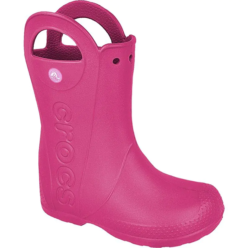 ⁨Kalosze Crocs Handle It Kids 12803 (kolor Różowy)⁩ w sklepie Wasserman.eu