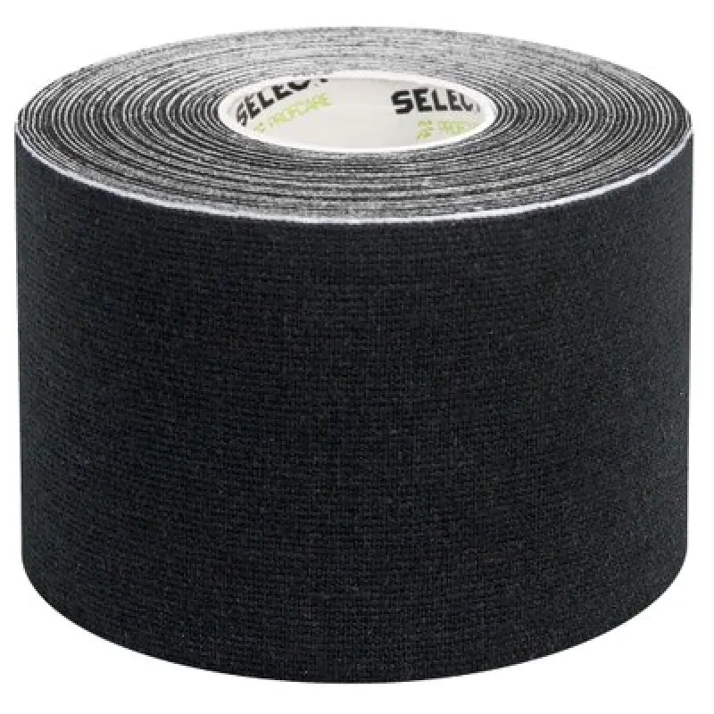 ⁨Taśma Select ProfCare K-Tape 5cm x 5m (kolor Czarny, rozmiar N/A)⁩ w sklepie Wasserman.eu