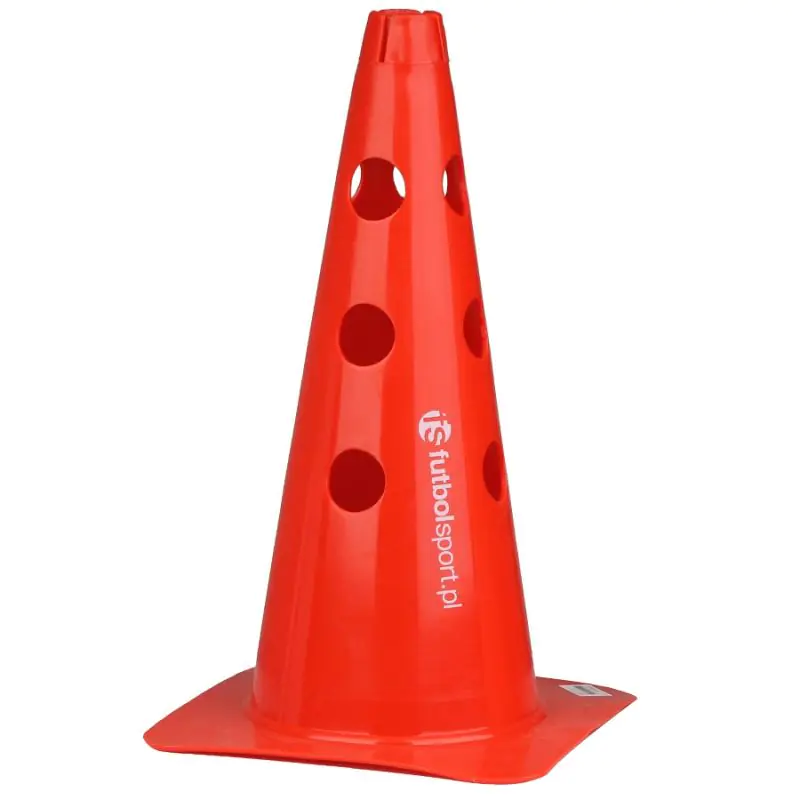 Pachołek z otworami 37,5 cm (kolor Czerwony) w sklepie Wasserman.eu