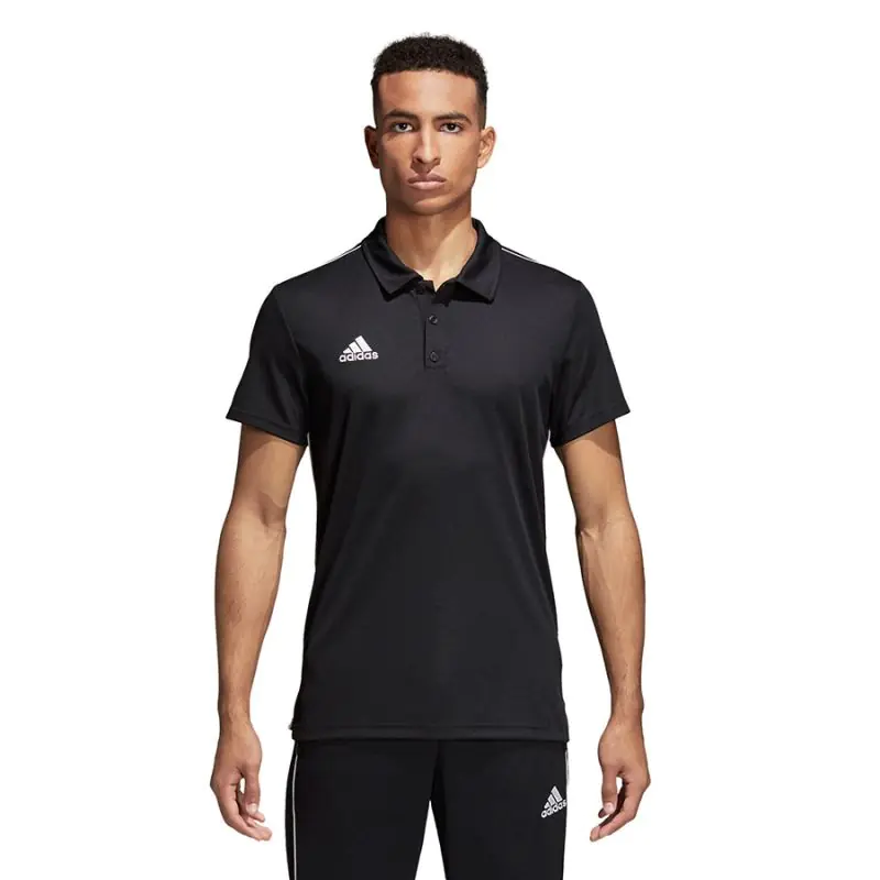 ⁨Koszulka piłkarska adidas Core 18 M (kolor Czarny, rozmiar XS)⁩ w sklepie Wasserman.eu