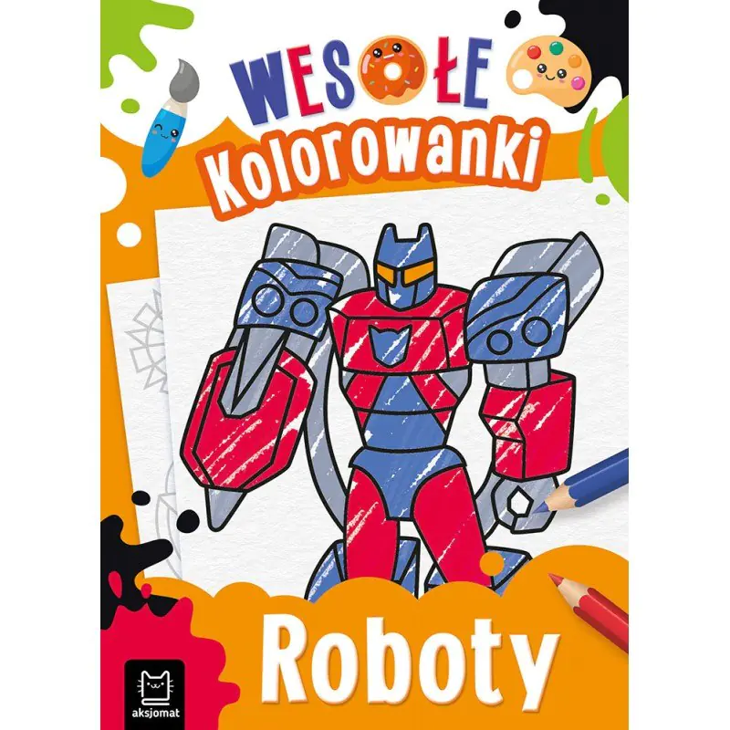 ⁨Wesołe kolorowanki roboty⁩ w sklepie Wasserman.eu