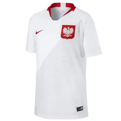 ⁨Koszulka Reprezentacji Polski Nike Stadium Home Junior 894015 (kolor Biały, rozmiar M)⁩ w sklepie Wasserman.eu