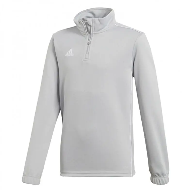 ⁨Bluza piłkarska adidas CORE 18 TR Top Junior (kolor Szary/Srebrny, rozmiar 164 cm)⁩ w sklepie Wasserman.eu