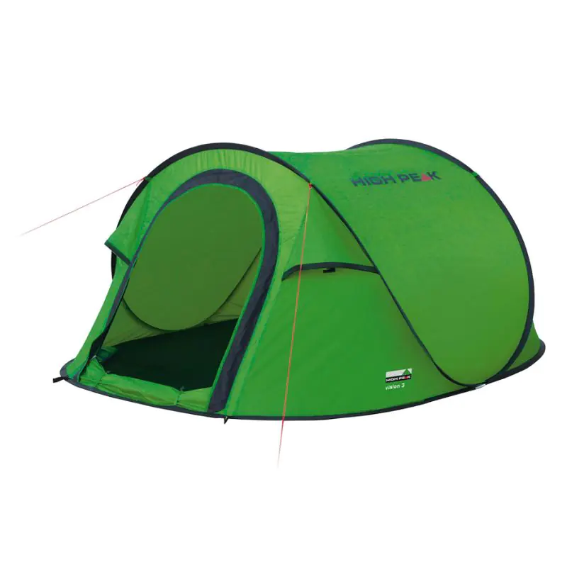 ⁨High Peak Vision 3 Green Tunnel tent⁩ at Wasserman.eu