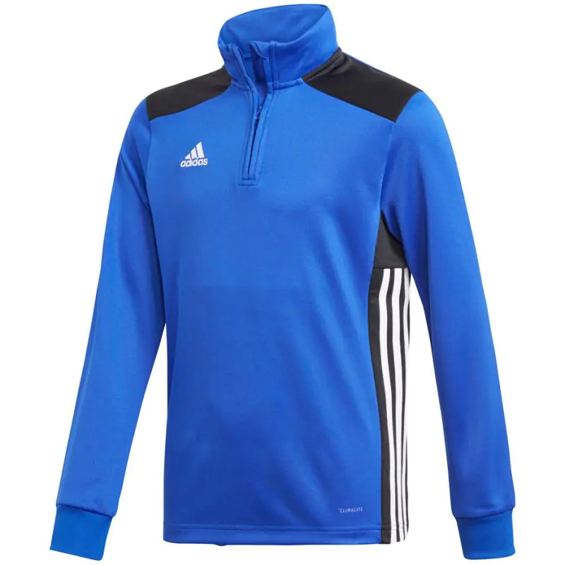 ⁨Bluza adidas Regista 18 Training Jr (kolor Niebieski, rozmiar 140cm)⁩ w sklepie Wasserman.eu