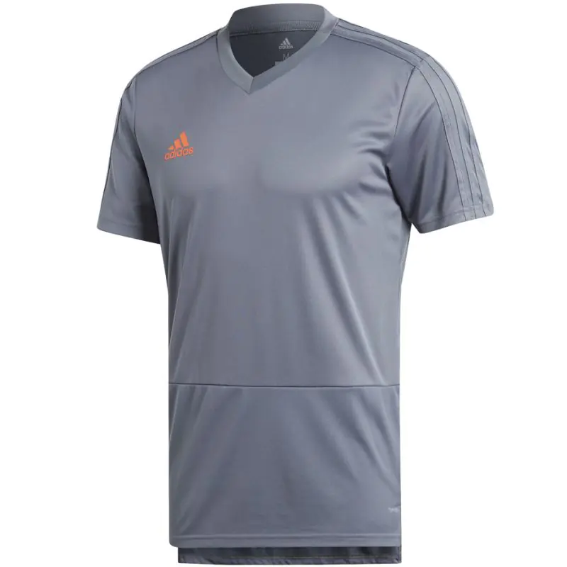 ⁨Koszulka adidas Condivo 18 Training Jersey M CG0359 (kolor Szary/Srebrny, rozmiar S)⁩ w sklepie Wasserman.eu