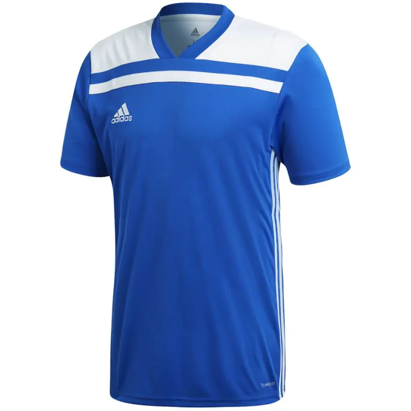 ⁨Koszulka adidas Regista 18 Jersey M (kolor Niebieski, rozmiar 140cm)⁩ w sklepie Wasserman.eu