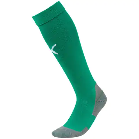 ⁨Getry Puma Liga Socks Core 703441 (kolor Zielony. Szary/Srebrny, rozmiar 43-46)⁩ w sklepie Wasserman.eu