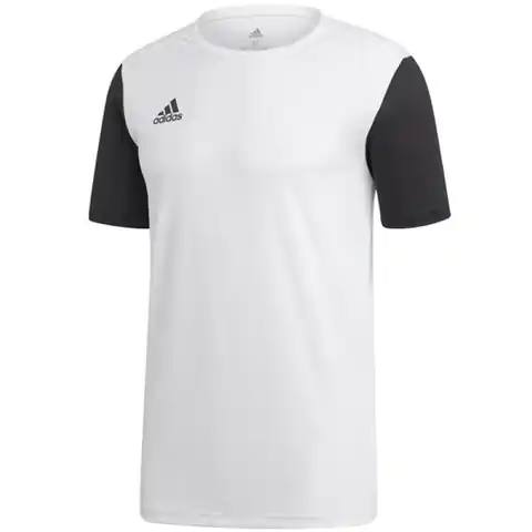 ⁨Koszulka piłkarska adidas Estro 19 JSY M (kolor Biały, rozmiar 152)⁩ w sklepie Wasserman.eu