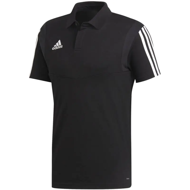 ⁨adidas Tiro 19 Cotton Polo Men's T-Shirt black DU0867⁩ at Wasserman.eu