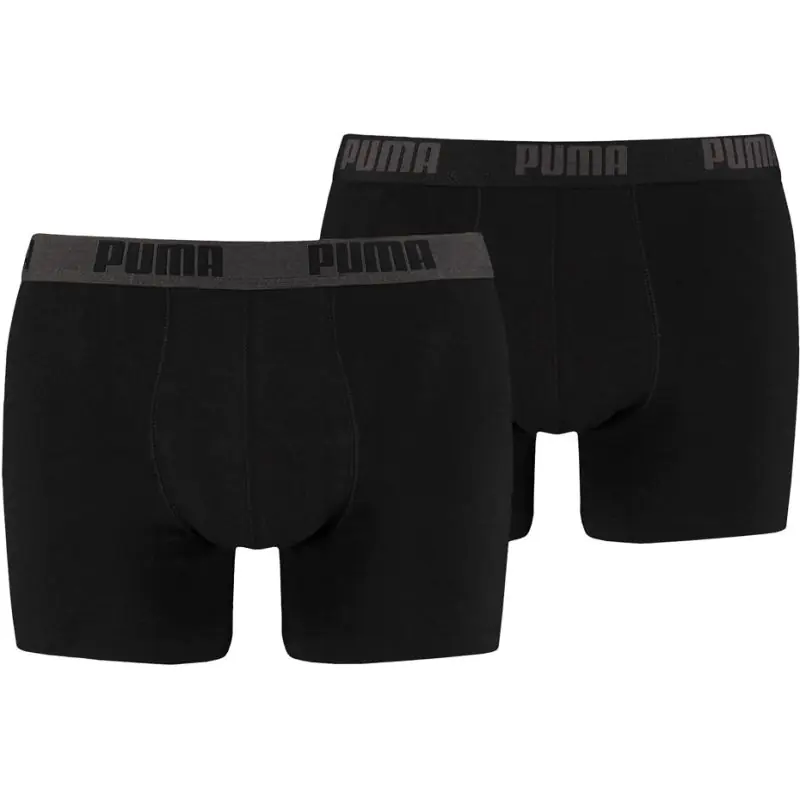 ⁨Bokserki Puma Basic Boxer 2P M 521015001 (kolor Czarny, rozmiar M)⁩ w sklepie Wasserman.eu