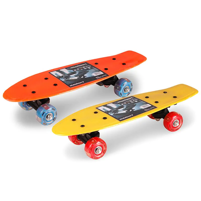 ⁨SKATEBOARD FLASHCARD BOARD GLOWING LED WHEELS COLORS⁩ at Wasserman.eu