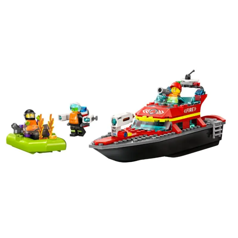 ⁨LEGO CITY 60373 FIRE RESCUE BOAT⁩ at Wasserman.eu