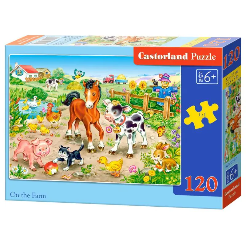 Puzzle 120el. on the farm w sklepie Wasserman.eu
