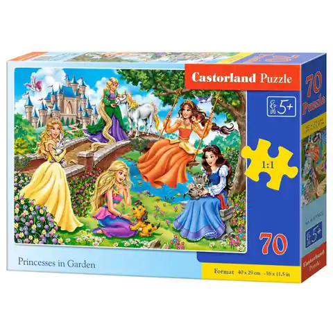 ⁨Puzzle 70 princesses in garden⁩ w sklepie Wasserman.eu