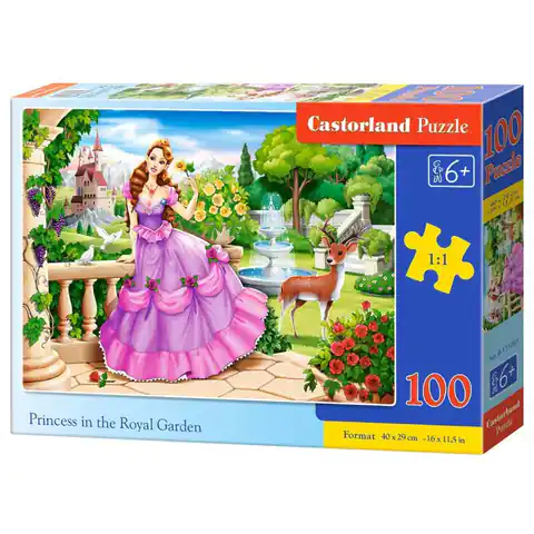 ⁨Puzzle 100 princess in garden⁩ w sklepie Wasserman.eu
