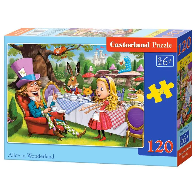 ⁨Puzzle 120el. alice in wonder.⁩ w sklepie Wasserman.eu