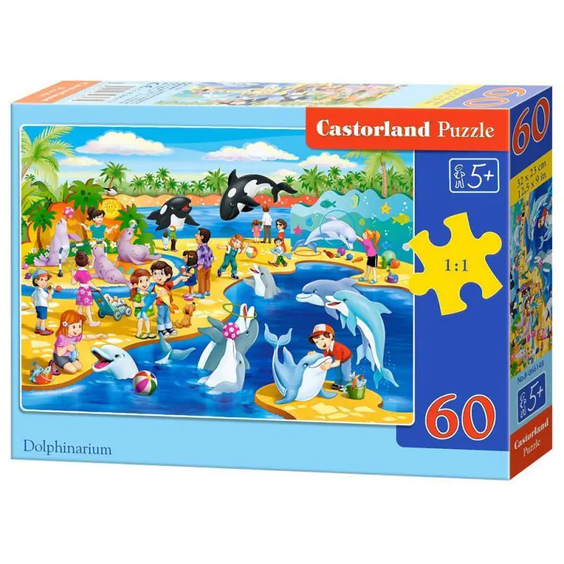 ⁨Puzzle 60el. dolphinarium⁩ w sklepie Wasserman.eu