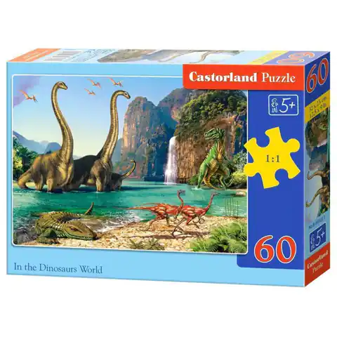 ⁨Puzzle 60el. dinosaurs world⁩ w sklepie Wasserman.eu