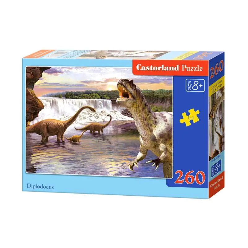 Puzzle 260 el. diplodocus w sklepie Wasserman.eu