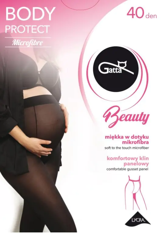 ⁨RAJSTOPY GATTA GB BODY PROTECT MICRO 40 (kolor Nero, rozmiar 2)⁩ w sklepie Wasserman.eu