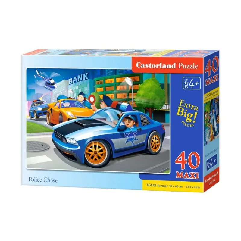 Puzzle 40 el.maxi police chase w sklepie Wasserman.eu
