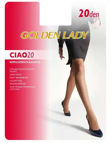 ⁨GOLDEN LADY CIAO 20 TIGHTS (Camel color, Size 4)⁩ at Wasserman.eu