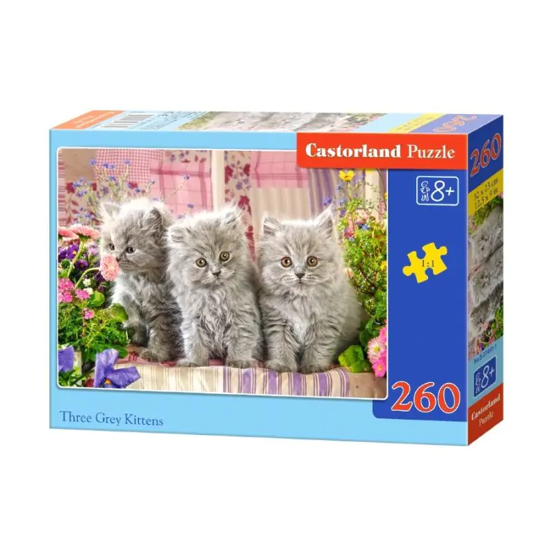 ⁨Puzzle 260 el. three kittens⁩ w sklepie Wasserman.eu