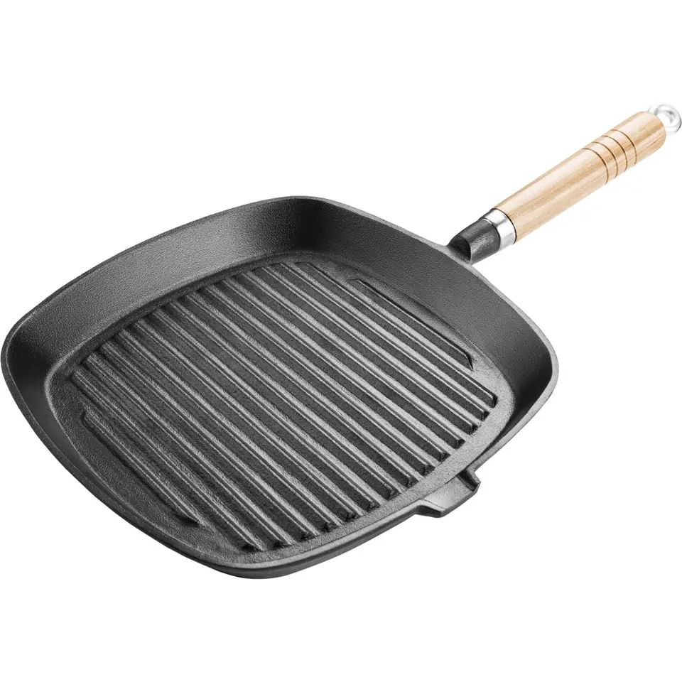 ⁨Patelnia żeliwna grillowa LT 1063, 24cm⁩ w sklepie Wasserman.eu