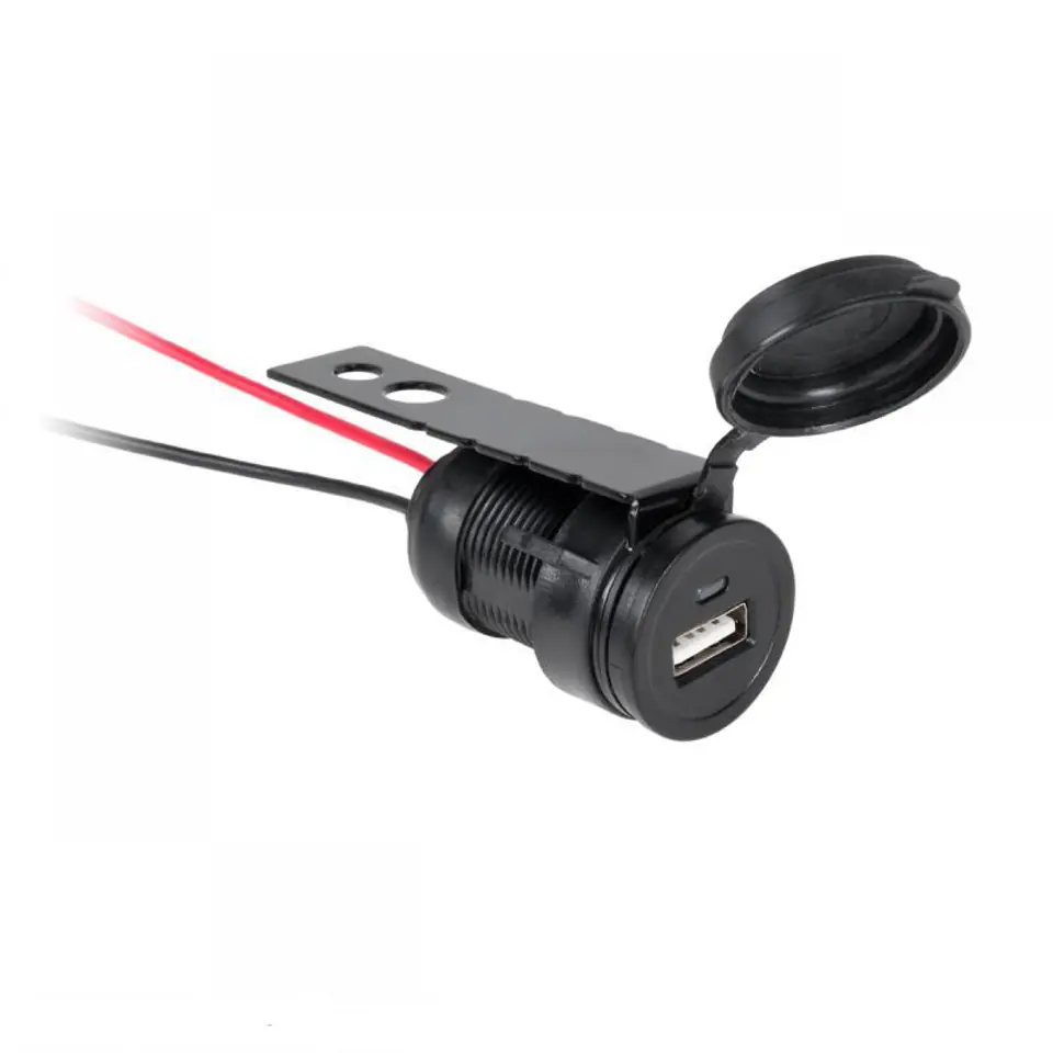 ML0588 Gniazdo ładowarki USB do montażu 12/24V - motocykl w sklepie Wasserman.eu