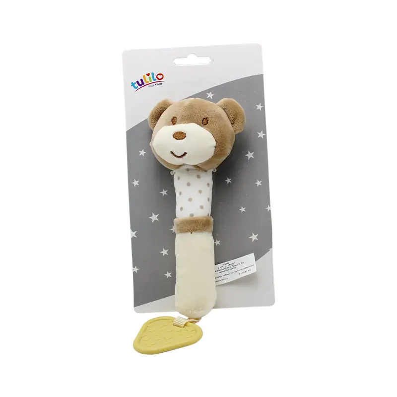 ⁨Toy with sound - Caramel Teddy bear 17 cm⁩ at Wasserman.eu