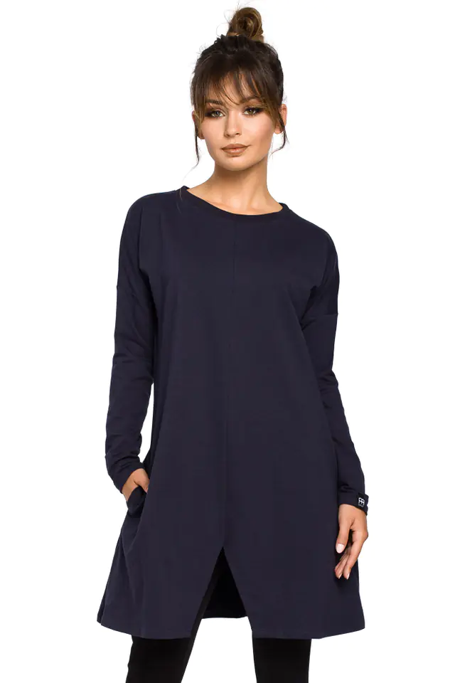 ⁨B042 tunika granatowa (kolor granat, rozmiar L/XL)⁩ w sklepie Wasserman.eu