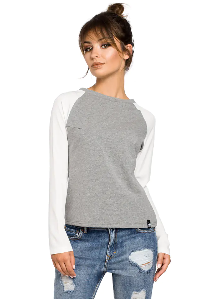 ⁨B047 blouse grey (Colour grey, Size XL (42))⁩ at Wasserman.eu