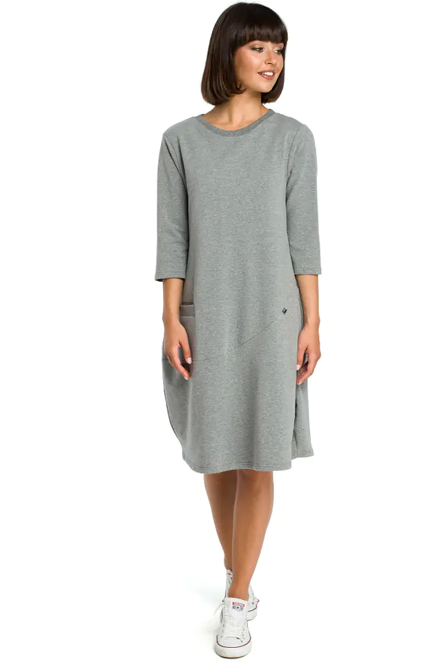 ⁨B083 Dress bauble with pocket grey (Colour grey, Size XXL (44))⁩ at Wasserman.eu