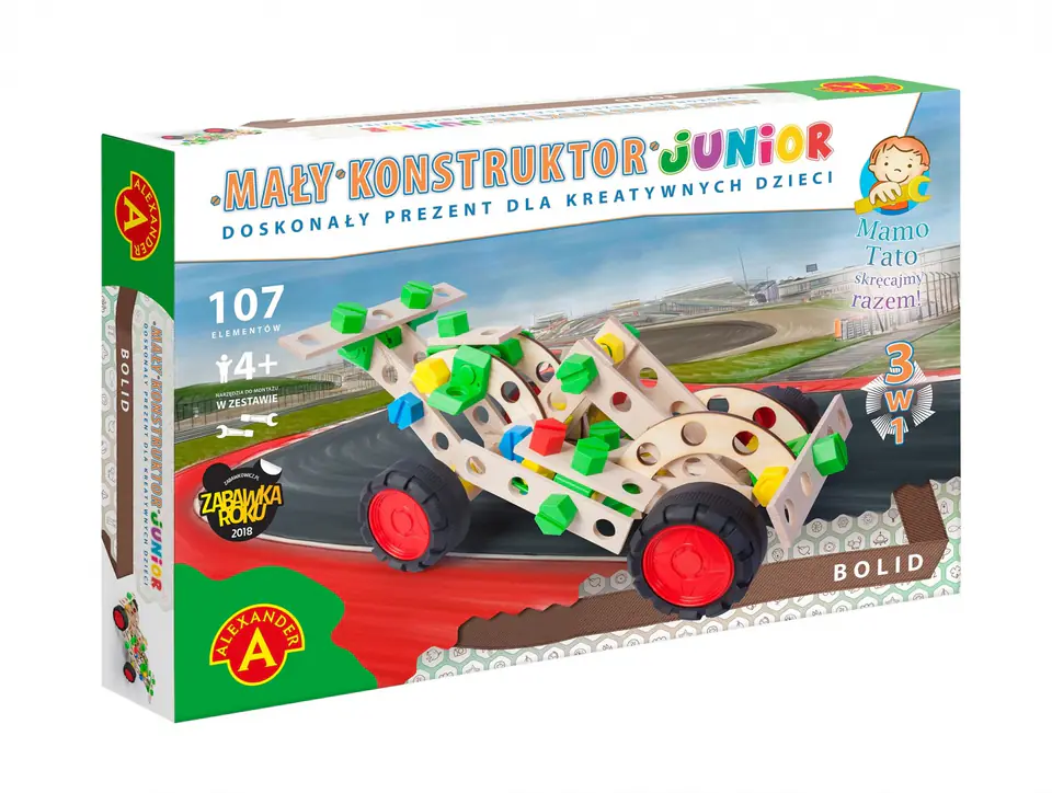 Construction set Little Constructor Junior 3w1 - Bolide at Wasserman.eu