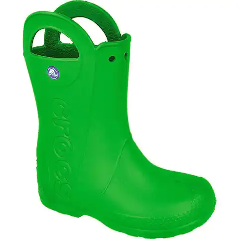 ⁨Kalosze Crocs Handle It Kids 12803 (kolor Zielony)⁩ w sklepie Wasserman.eu