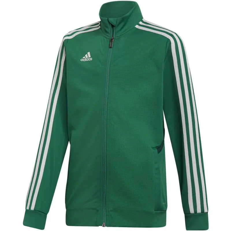 ⁨Bluza adidas Tiro 19 Training JKT JR (kolor Zielony, rozmiar 164cm)⁩ w sklepie Wasserman.eu