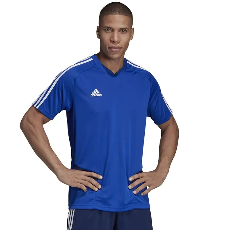 ⁨adidas Tiro 19 Training Jersey blue DT5285 XL⁩ at Wasserman.eu