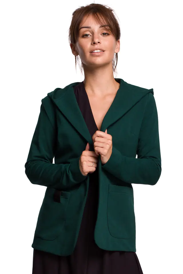 ⁨B180 Jacket without hood fastening - dark green (Green, Size S (36))⁩ at Wasserman.eu