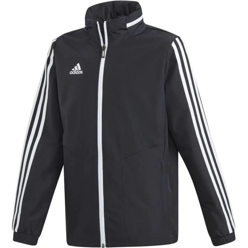 ⁨Kurtka adidas Tiro 19 All Weather JR (kolor Czarny, rozmiar 128cm)⁩ w sklepie Wasserman.eu