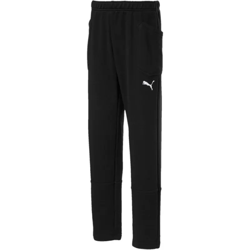 ⁨Spodnie Puma Liga Casuals Pants Junior 655635 (kolor Czarny, rozmiar 140cm)⁩ w sklepie Wasserman.eu