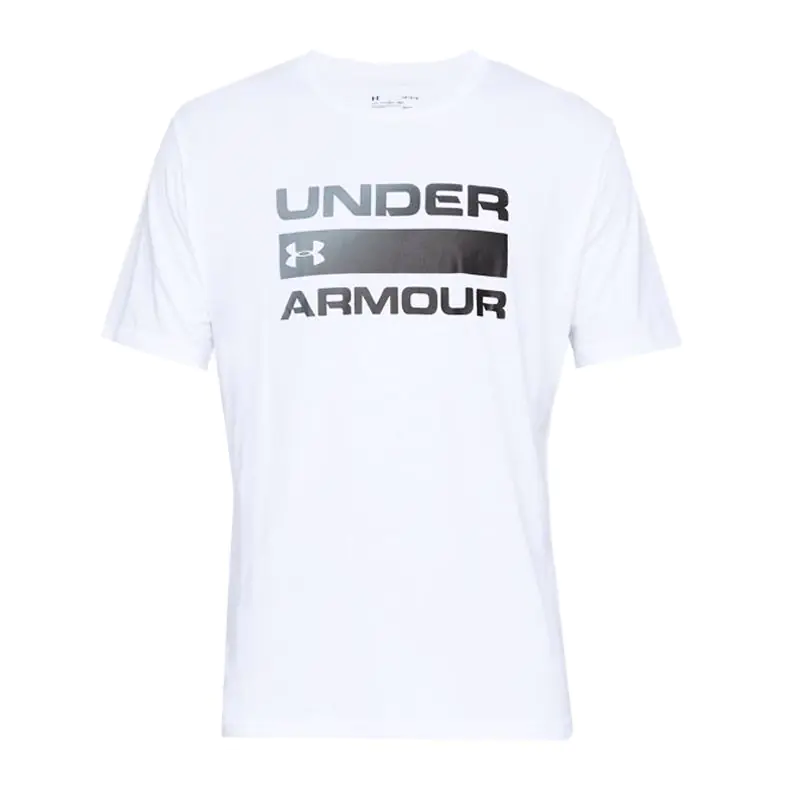 ⁨Koszulka Under Armour Team Issue Wordmark M 1329582 (kolor Biały, rozmiar M)⁩ w sklepie Wasserman.eu