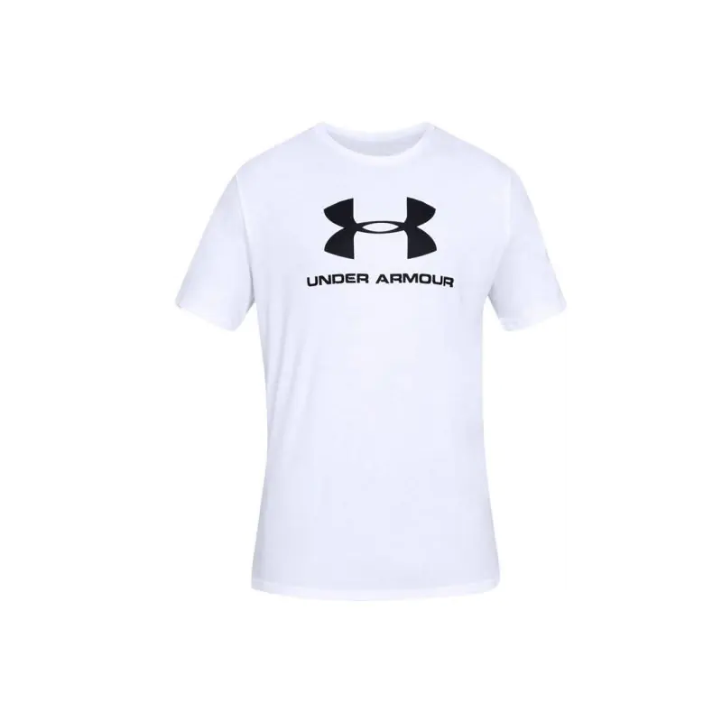 ⁨Koszulka Under Armour Sportstyle Logo Tee M 1329590 (kolor Biały, rozmiar L)⁩ w sklepie Wasserman.eu